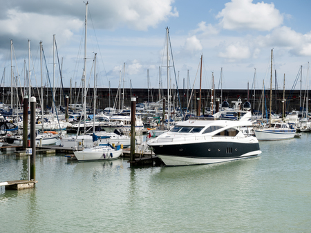 BRIGHTON, SUSSEX/UK - MAY 24 : View of Brighton Marina in Brighton on May 24, 2014のeditorial素材
