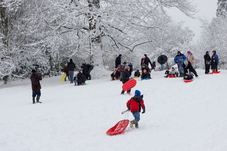 Winter scene in East Grinsteadのeditorial素材