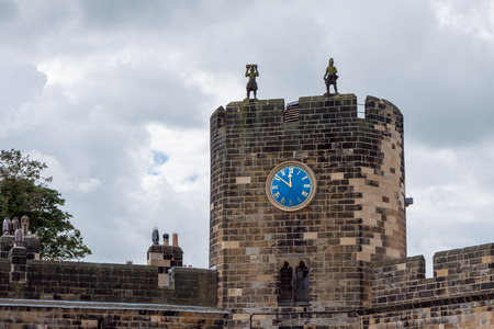 View of the Castle in Alnwickのeditorial素材