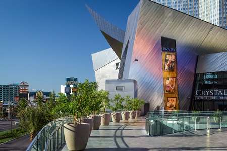 Entrance to Crystals shopping mallのeditorial素材