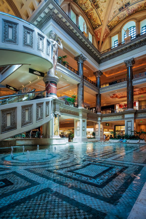 Interior Forum shopping mall in Las Vegasのeditorial素材