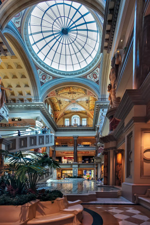 Interior Forum shopping mall in Las Vegasのeditorial素材