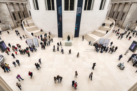 The Great Court at the British Museumのeditorial素材