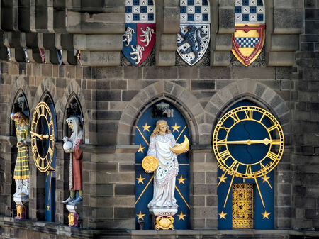 Close-up of the tower at Cardiff Castle