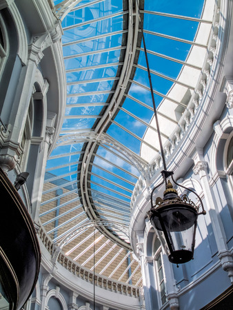 Morgan arcade in Cardiffのeditorial素材