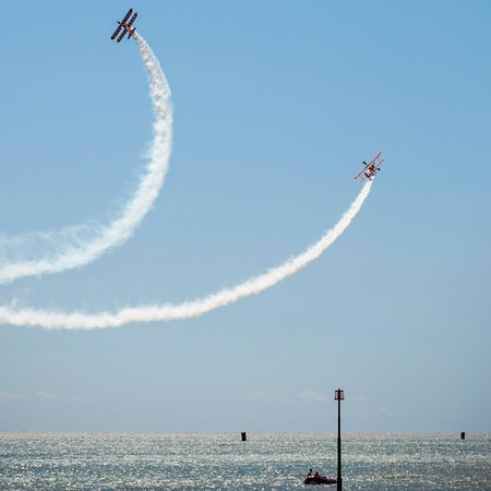 Airbourne Airshow at Eastbourne 2014のeditorial素材