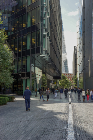 Modern architecture in the City of Londonのeditorial素材