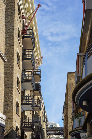 Renovated Butlers Wharf building in Londonの写真素材