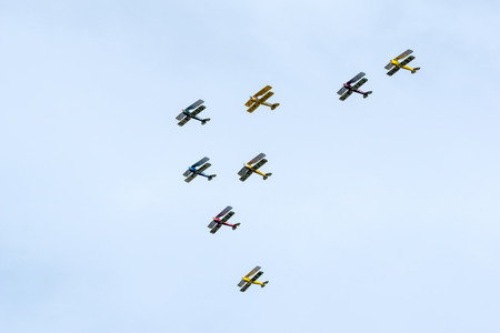 De Havilland DH82a Tiger Mothのeditorial素材