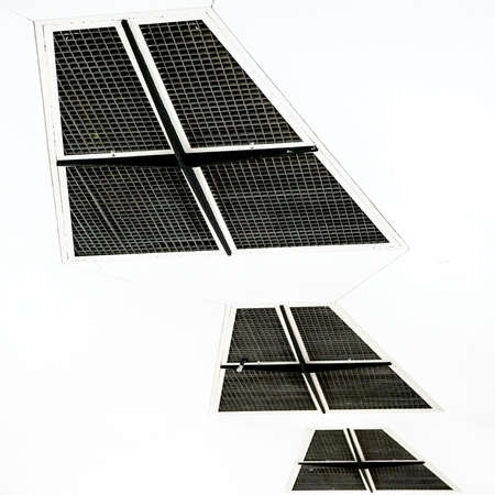 Ventilation grilles at the Wilanow palace in Warsawのeditorial素材