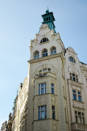 Apartment block in the Jewish quarter of Pragueのeditorial素材