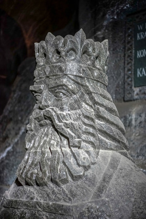Wieliczka Salt mine near Krakowのeditorial素材