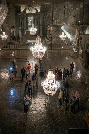 Wieliczka Salt mine near Krakowのeditorial素材