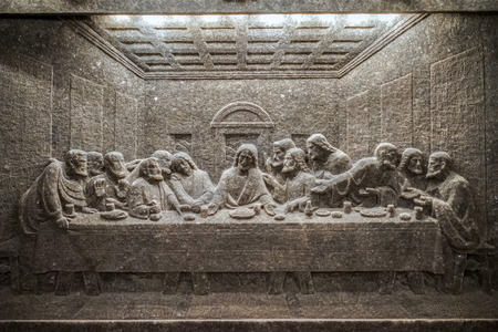 Wieliczka Salt mine near Krakowのeditorial素材