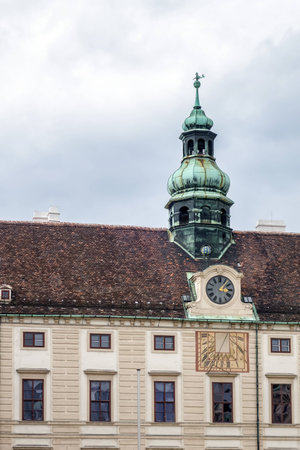 Hofburg at Heldenplatz in Viennaのeditorial素材