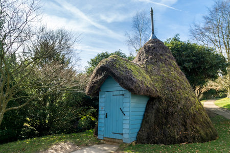 View of  a the Ice House on the Scotney Castle Estateのeditorial素材
