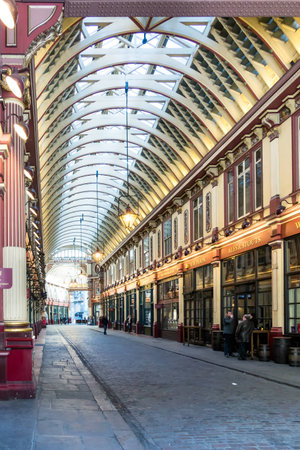 View of Leadenhall Marketのeditorial素材