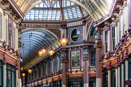 View of Leadenhall Marketのeditorial素材