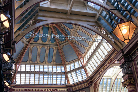 View of Leadenhall Marketのeditorial素材