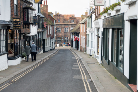 View of a street in Rye East Sussex