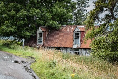 Abandoned property near Aviemoreの写真素材