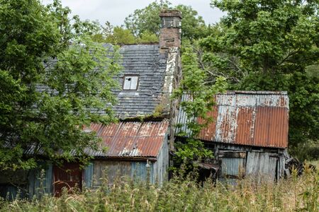 Abandoned property near Aviemoreの写真素材
