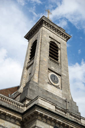 Church of St Peter in Besancon Franceの写真素材