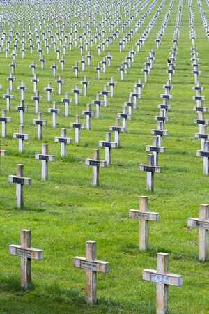 French National War Cemetery near Neuville Saint-Vaastのeditorial素材