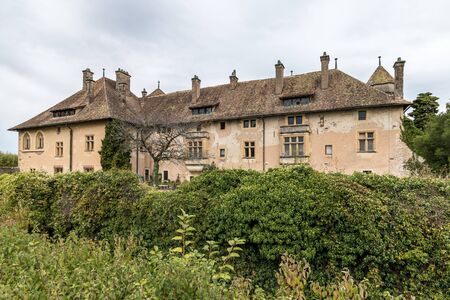 Chateau de Ripaille at Thonon-les-Bains in Franceのeditorial素材
