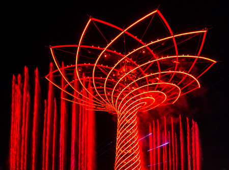 Tree of Life at Expo in Milan Italyのeditorial素材