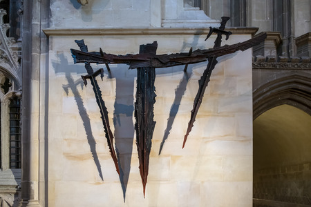 Modern Artwork in Canterbury Cathedralのeditorial素材