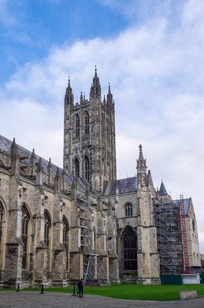 View of Canterbury Cathedralのeditorial素材