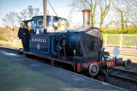 Bluebell Steam Train at Sheffield Park Stationのeditorial素材