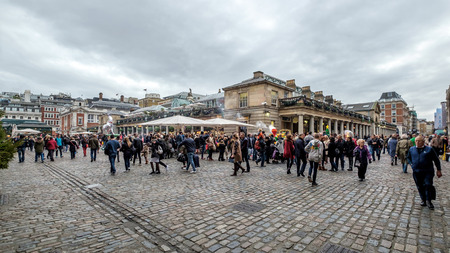 People Walking around Covent Gardenのeditorial素材