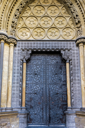 Exterior Door at Westminster Abbeyのeditorial素材
