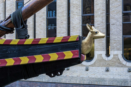 The Golden Hind in Londonのeditorial素材