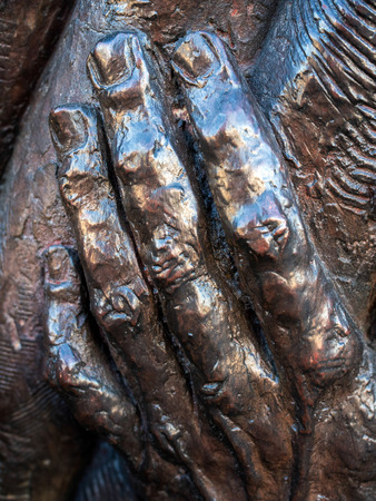 Close-up of Part of the Battle of Britain War Memorialのeditorial素材