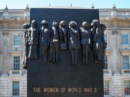 The Women of World War II Statue in Whitehallのeditorial素材
