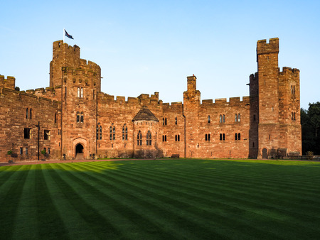 View of Peckforton Castleのeditorial素材