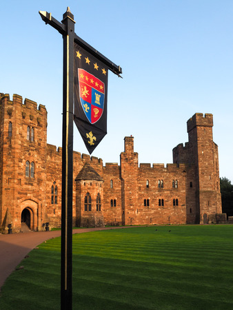 View of Peckforton Castleのeditorial素材