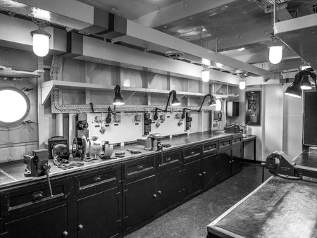 Workshop on HMS Belfastのeditorial素材