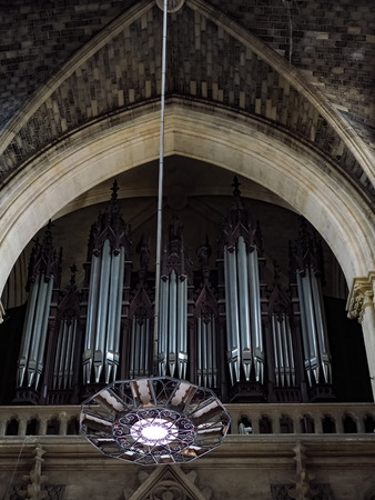 Interior View of the Organ in the Church of St Martial in Bordeauxのeditorial素材
