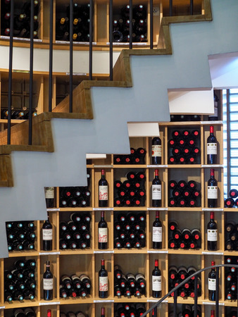 Interior View of L'Intendant Wine Shop in Bordeaux