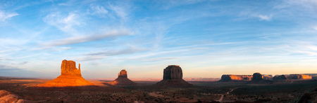 Scenic view of Monument Valley Utah USAの写真素材