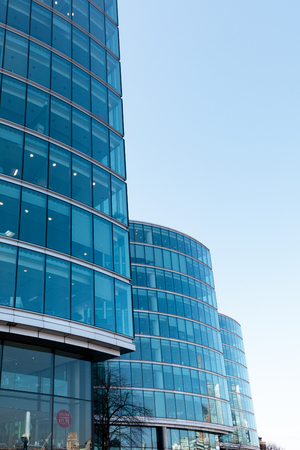 Modern Building by the River Thamesのeditorial素材