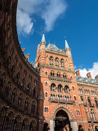St Pancras Renaissance Hotel Buildingのeditorial素材