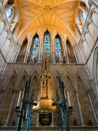 Interior View of Southwark Cathedralのeditorial素材