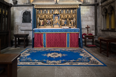 The Chapel of Saint Michael the Archangel in Salisbury Cathedralのeditorial素材