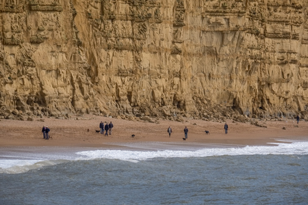 Jurassic Coastline at Lyme Regisの写真素材