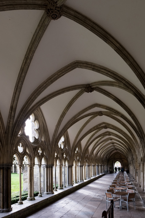 Cloisters at Salisbury Cathedralのeditorial素材